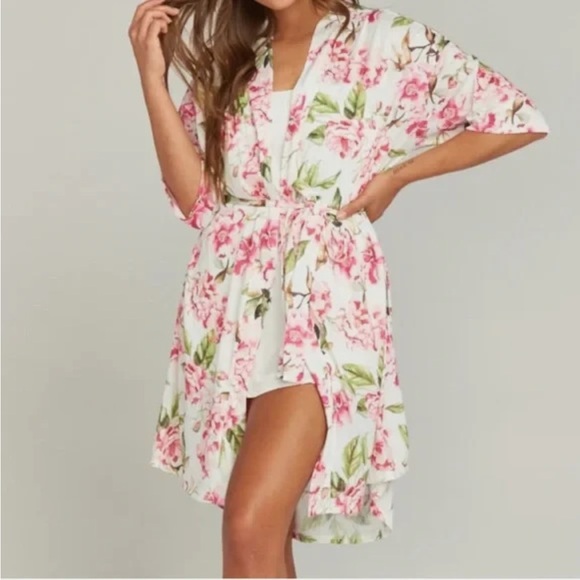 Show Me Your Mumu Brie Robe Garden Blooms Floral Robe Cottagecore Coquette Fairy - Picture 3 of 9